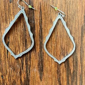Kendra Scott Silver Geometric Earrings